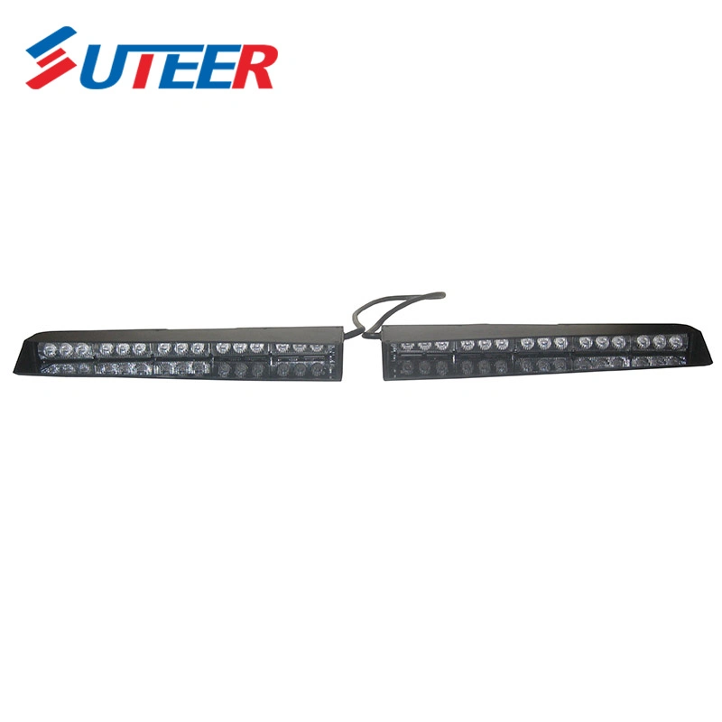 Police Car Internal Light Bar LED Strobe Split Warning Visor Lights (VL630)